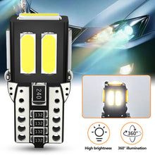 Load image into Gallery viewer, T10 Car Motorcycle Light LED Bulb Canbus Error Free 7SMD 5730 White Light Day Driving Reading Light Dome Map Door Light DC12V 360° Beam