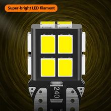 Load image into Gallery viewer, T10 Car Motorcycle Light LED Bulb Canbus Error Free 7SMD 5730 White Light Day Driving Reading Light Dome Map Door Light DC12V 360° Beam