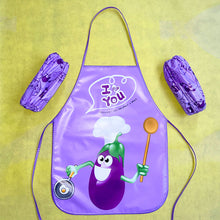 Load image into Gallery viewer, Kids Apron Toddler Painting Smock Waterproof Cartoon Print Art Craft Apron with Sleeves Set Easy Clean Oil-Proof for Boys Girls