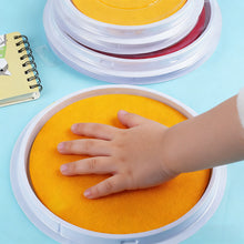 Load image into Gallery viewer, Color Ink Pad Finger Painting for Kids Washable Fingerprint Craft Kit Safe Water Based Ink Pad Toddler Art Supplies Kindergarten DIY Gift