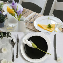 Load image into Gallery viewer, Leaf Flower Design Napkin Holder Elegant Tabletop Tissue Paper Holder for Dining Table Restaurant Kitchen Romantic Home Decor Centerpiece