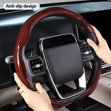 Load image into Gallery viewer, Universal Carbon Fiber Car Steering Wheel Cover Breathable Anti-Slip Protective Cover for Cars Trucks SUV Grip Sweat Resistant