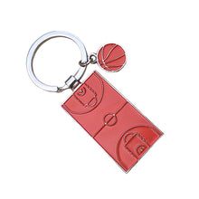 Load image into Gallery viewer, Creative Classic Football Field Basketball Field Keychain Sports Leisure Key Ring Bag Car Pendant Accessories Soccer Fan Gifts