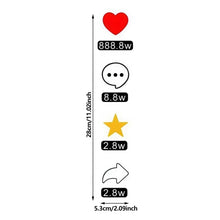Load image into Gallery viewer, Creative Red Heart Car Window Decal Windshield Rear Window Sticker Personalized Vehicle Exterior Decoration Sticker