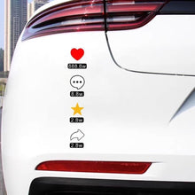 Load image into Gallery viewer, Creative Red Heart Car Window Decal Windshield Rear Window Sticker Personalized Vehicle Exterior Decoration Sticker