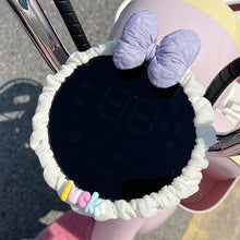 Load image into Gallery viewer, Cute Motorcycle Bowknot Dashboard Cover Anti-Scratch Electric Scooter Puff Soft Display Protector Decoration E-Bike Accessory Scratch Resistant