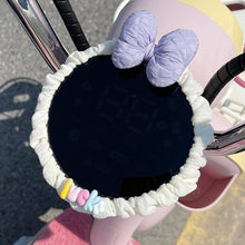 Load image into Gallery viewer, Cute Motorcycle Bowknot Dashboard Cover Anti-Scratch Electric Scooter Puff Soft Display Protector Decoration E-Bike Accessory Scratch Resistant