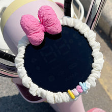Load image into Gallery viewer, Cute Motorcycle Bowknot Dashboard Cover Anti-Scratch Electric Scooter Puff Soft Display Protector Decoration E-Bike Accessory Scratch Resistant