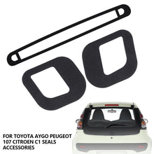 Load image into Gallery viewer, 2Pcs/3Pcs Car Rear Tail Cluster Seals and High Level Third Brake Light Seal for Toyota Aygo Peugeot 107 Citroen C1 Seals Accessories