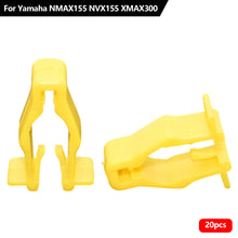Load image into Gallery viewer, 20Pcs Motorcycle Front Cover Clips Headlight Housing Retainer Fasteners Fairing Push Rivets Replacement Plastic Clips for Yamaha NMAX155 NVX155 XMAX300