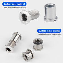 Load image into Gallery viewer, 5Pcs M8 Bicycle Threaded Crankset Bolts Single Double Triple Bicycle Chainring 6.5/8.5mm Height MTB Road Crankset Fixing Nuts