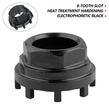 Load image into Gallery viewer, Bicycle Drive-side Bottom Bracket Eight Notch Tool for ISIS BB Cups Install e-Bike 8 Teeth Fitting Chainring Lockring Removal Sleeve