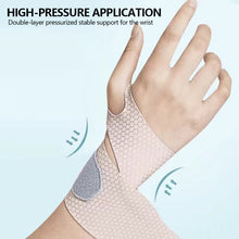 Load image into Gallery viewer, Honeycomb Sport Wrist Guard Fixed Wrist Sprain Tendonitis With Fastener Tape Wristband Ultra Thin Joint Brace Badminton Basketball