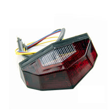 Load image into Gallery viewer, Universal LED Motorcycle Tail Light Motorbike Rear Brake Stop Turn Signal Lamp License Plate Light For Motocross ATV Dirt Bike 12V