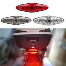 Load image into Gallery viewer, Universal 12V Motorcycle Tail Lights License Plate Rear Taillight Motor Equipments Motorcycle Brake Stop Lamp Accessories