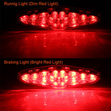 Load image into Gallery viewer, Universal 12V Motorcycle Tail Lights License Plate Rear Taillight Motor Equipments Motorcycle Brake Stop Lamp Accessories