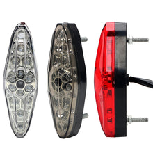 Load image into Gallery viewer, Universal 12V Motorcycle Tail Lights License Plate Rear Taillight Motor Equipments Motorcycle Brake Stop Lamp Accessories