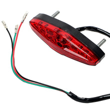 Load image into Gallery viewer, Universal 12V Motorcycle Tail Lights License Plate Rear Taillight Motor Equipments Motorcycle Brake Stop Lamp Accessories