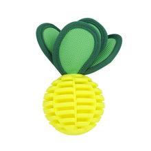 Load image into Gallery viewer, TPR Dog Chew Toys Squeaker Rubber Radish Puppy Dental Cleaning for Medium small Dogs Pet Interactive Treat Dispensing Ball