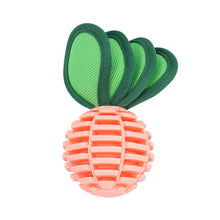 Load image into Gallery viewer, TPR Dog Chew Toys Squeaker Rubber Radish Puppy Dental Cleaning for Medium small Dogs Pet Interactive Treat Dispensing Ball