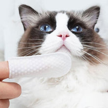 Load image into Gallery viewer, 50PCS Pet Finger Toothbrush Wipes Disposable Non-Woven Dog Cat Dental Care Kit & Eye Cleaning Pads Oral Hygiene Tools
