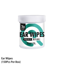 Load image into Gallery viewer, 50/150Pcs Pet Wipes Tear Stain Remover Ear Cleaner & Dental Wipes Disposable Non-Woven Dog Cat Eye Ear Oral Care Grooming Wipes