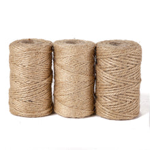 Load image into Gallery viewer, DIY Cat Scratch Post Replacement Sisal Rope Natural 2/2.5/3mm for Cat Tree Scratcher Stand Climbing Wrapping Rope Cat Supplies