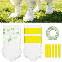 Load image into Gallery viewer, 20Pcs Pet Disposable Booties Non-Woven Waterproof Leg Sleeves for Dogs Cats Outdoor Walking Paw Protector Dirty Proof Feet Cover