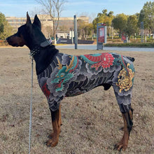 Load image into Gallery viewer, S-10XL 4-Leg Pet Tattoo Shirt Bodysuit for Dogs Cats Full Body Compression Suit Cold Vest for Small Medium Dogs Puppy Clothes