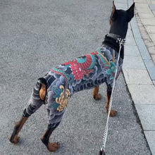 Load image into Gallery viewer, S-10XL 4-Leg Pet Tattoo Shirt Bodysuit for Dogs Cats Full Body Compression Suit Cold Vest for Small Medium Dogs Puppy Clothes