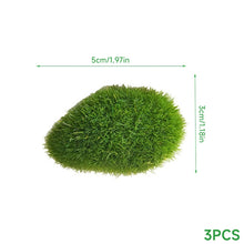 Load image into Gallery viewer, Artificial Moss Stone Rock Decor Fake Mossy Rock for Terrarium Fairy Garden Micro Landscape Bonsai Fish Tank Decoration
