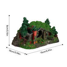 Load image into Gallery viewer, Pumpkin Tree Stump Aquarium Decoration Fish Shrimps Shelter House Landscaping Ornaments Decor Fish Tank Submarine Cave Decor