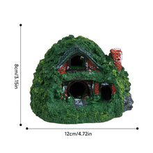 Load image into Gallery viewer, Pumpkin Tree Stump Aquarium Decoration Fish Shrimps Shelter House Landscaping Ornaments Decor Fish Tank Submarine Cave Decor