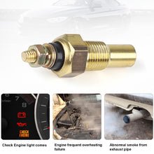 Load image into Gallery viewer, Universal Car Water Temperature 1/8 Npt Coolant Oil Temp Sensor Electrical Sender Transmission Sensor Electric Gauge 0-300f
