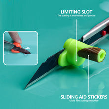 Load image into Gallery viewer, 2Pcs Professional Car Wrap Cutting Tool Film Trimming Limit Guide for PPF Vinyl Edge Tucking & Safety Cutter Aid Non-Slip 