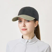 Load image into Gallery viewer, Women's Washed Cotton High Ponytail Baseball Cap UV Protection Hollow Back Outdoor Accessories Sports Sun Hat