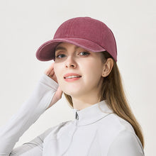 Load image into Gallery viewer, Women's Washed Cotton High Ponytail Baseball Cap UV Protection Hollow Back Outdoor Accessories Sports Sun Hat