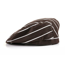 Load image into Gallery viewer, Men Women Cotton Blend Beret Cap Adjustable Chef Kitchen Work Hat Hotel Restaurant Baking Spring Summer Flat Brim Cap