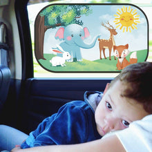 Load image into Gallery viewer, 2Pcs Car Sun Shade Side Window Windscreen Roof Window UV Protection Auto SunShade Curtain For Children Adults Adsorption SunShade Cover