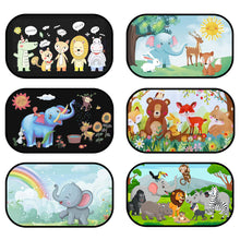 Load image into Gallery viewer, 2Pcs Car Sun Shade Side Window Windscreen Roof Window UV Protection Auto SunShade Curtain For Children Adults Adsorption SunShade Cover