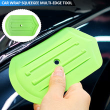 Load image into Gallery viewer, Car Wrap Squeegee Multi-Edge Tool Vinyl Film Applicator for Bubble Removal & Edge Tucking Non-Scratch Silicone Scraper