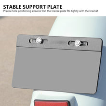 Load image into Gallery viewer, Motorcycle Electric Scooter Rear License Plate Bracket Modification Plate Holder Long Strip License Frame for E-Bike with Screws Wrench Fixing Bracket