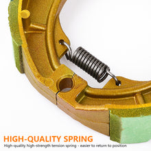 Load image into Gallery viewer, Electric Scooter Motorcycle Brake Shoes for Electric Scooter Motorcycle Front Rear Drum Brake Linings 80mm 90mm 110mm 130mm For AG50 CG125 Compatible Replacement Part