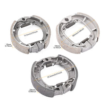 Load image into Gallery viewer, Electric Scooter Motorcycle Brake Shoes for Electric Scooter Motorcycle Front Rear Drum Brake Linings 80mm 90mm 110mm 130mm For AG50 CG125 Compatible Replacement Part
