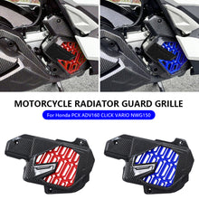 Load image into Gallery viewer, Carbon Fiber Pattern Motorcycle Radiator Guard Grille For Honda PCX ADV160 CLICK VARIO NWG150 Protective Mesh Kit Includes Screws Guard
