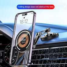 Load image into Gallery viewer, 15W Car Magnetic Wireless Charger Holder 360 Rotation Metal Adjustable Angle in Car Stand For Iphone 15 14 13 12 Pro Max Samsung