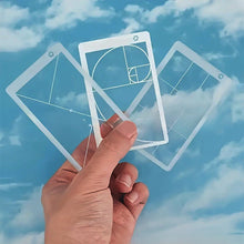 Load image into Gallery viewer, Viewfinder Ruler Golden Ratio Ruler For Clear Fibonacci Composition View Finder Viewer Photography Painting Art Tool