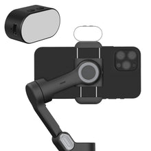 Load image into Gallery viewer, Mini RGB Magnetic Fill Light 3-stop Brightness 7 Color Adjustment Gimbal LED Video Photography Light for Phone Selfie