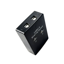 Load image into Gallery viewer, USB Switch 2 Port Manual USB HUB Two Computers Share U Disk Printer Devices Two In One Out USB2.0 Sharer