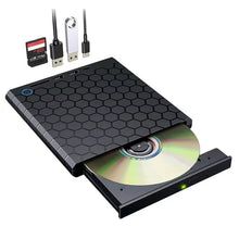 Load image into Gallery viewer, USB External DVD Drive CD Player Reader DVD-RW Type C External DVD Player For PC Desktop Computer